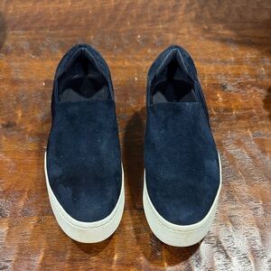 Vince Warren Suede Platform Skate Sneakers Womens